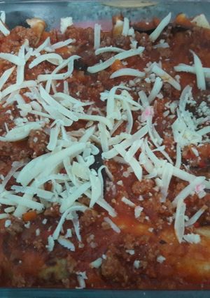 Una foto de Canelones de espinaca, ricota y jamón