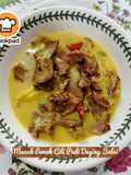 👩‍🍳Masak Lemak Cili Padi Daging Salai