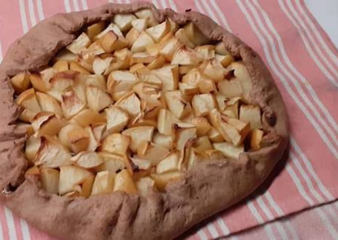 Tarte rustique pomme cannelle