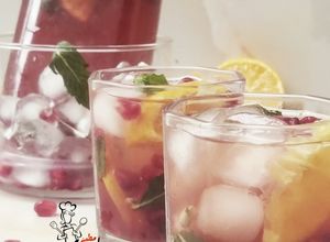 صورة لوصفة موهيتو الرمان والبرتقال الصحي🎀