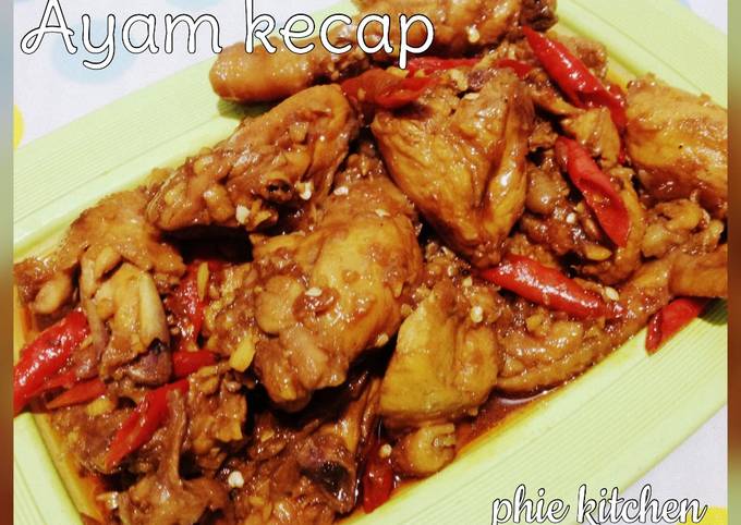 Ayam kecap (simple recipe) foto resep utama