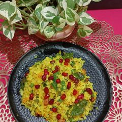 A picture of Kanda Poha Breakfast Recipe.