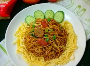 Foto resep Mie urai goreng