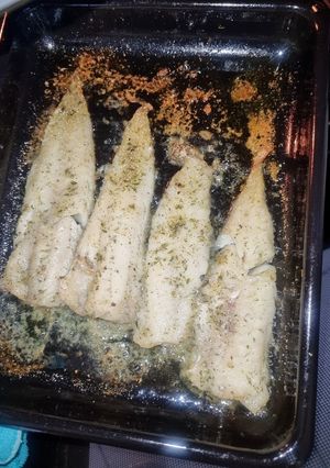 A picture of Oven baked Fish.