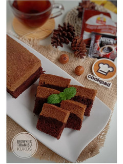 Foto resep Brownies Kukus Tiramisu