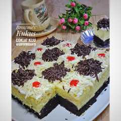 รูปของ Brownies kukus coklat keju