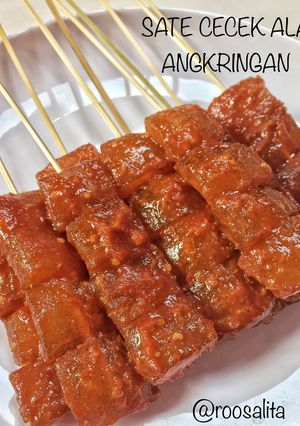 Foto resep Sate Kikil/Cecek ala angkringan