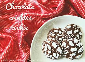 Hình của món Chocolate crinkle cookies - Bánh quy tuyết.