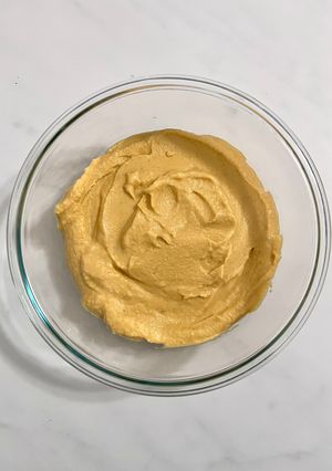 Una foto de Hummus de Ahuyama (Butternut Squash)