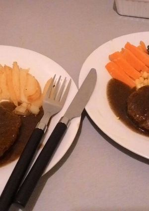 Foto resep Steak Daging Giling (Beef mince steak)