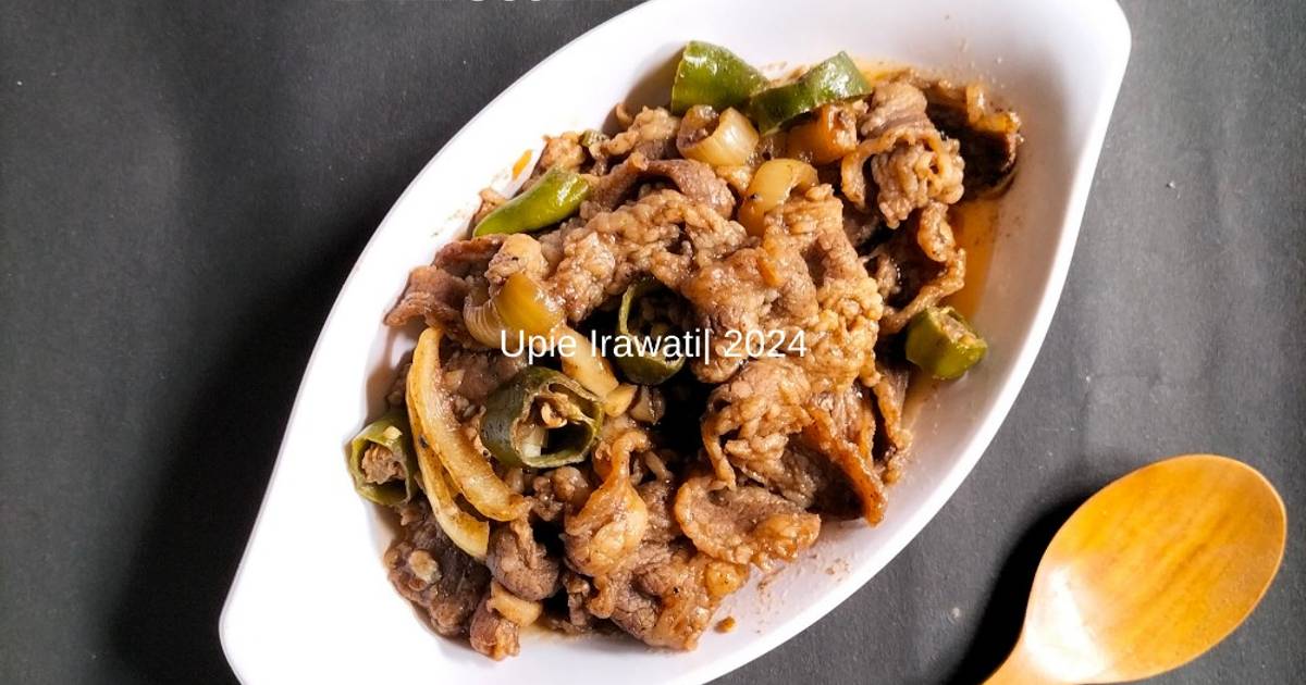 Resep Daging Sapi Lada Hitam Oleh Upie Irawati Dbakoel Cookpad