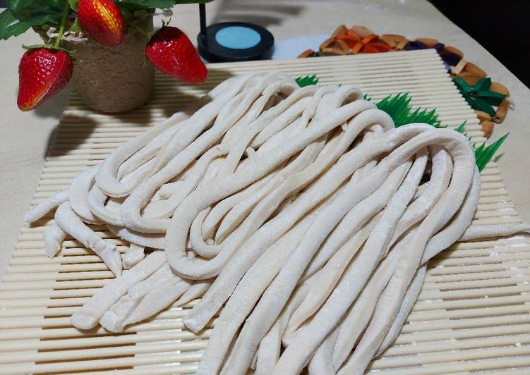 Home made Udon Noodles /Mie Jepang