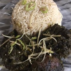 A picture of Palak koftay.