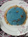Blue Ghee Rice with Pine nuts