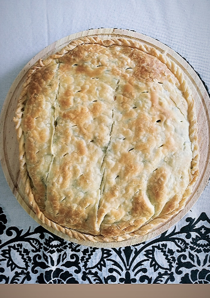 Una foto de Tarta de Acelga y Brócoli 🥬🥦