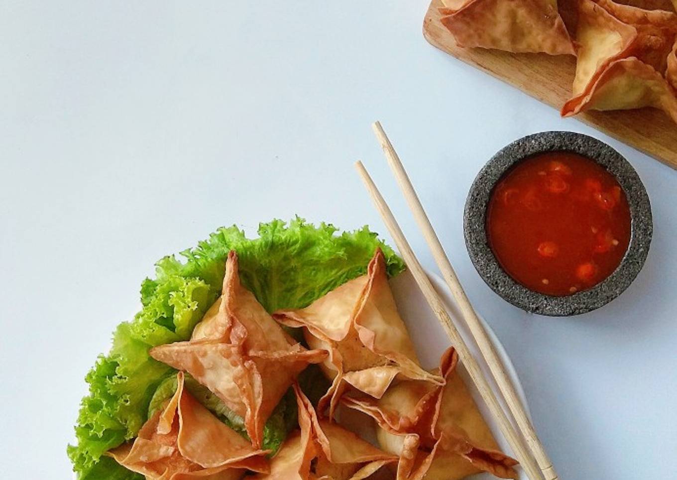 Pangsit Goreng Isi Tahu