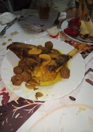 صورة لوصفة مثوم باللحم