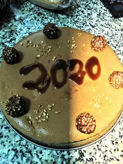 Una foto de Tarta de Ferrero Rocher