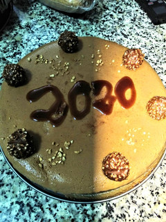 Una foto de Tarta de Ferrero Rocher