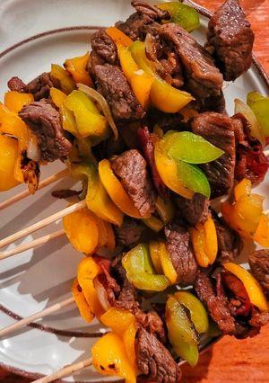 Una foto de Brochetas