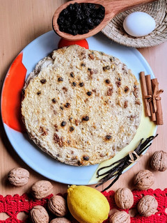 Una foto de Torta de ricota fit 🏃🏻♀️ sin harina, sin azúcar, sin edulcorante, sin gluten, low carb