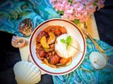 辣奶油燉肉丸