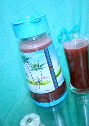 A picture of Watermelon beets juice.