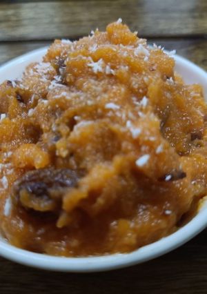 A picture of Apple Halwa.