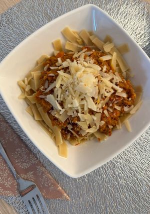 Bolognai szósz angus marhából recept fotója