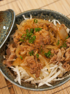 A picture of Japanese Pork Rice Bowl - Butadon.