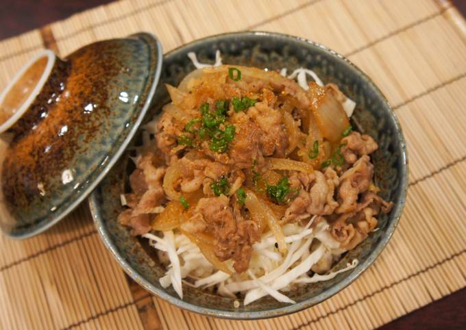Japanese Pork Rice Bowl - Butadon