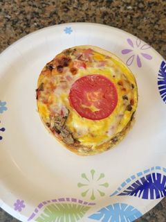 A picture of Baked Taco Cup Egg.