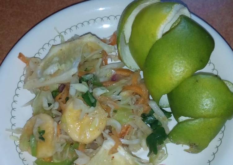 Step-by-Step Guide to Make Favorite Cabbage Fruits salad