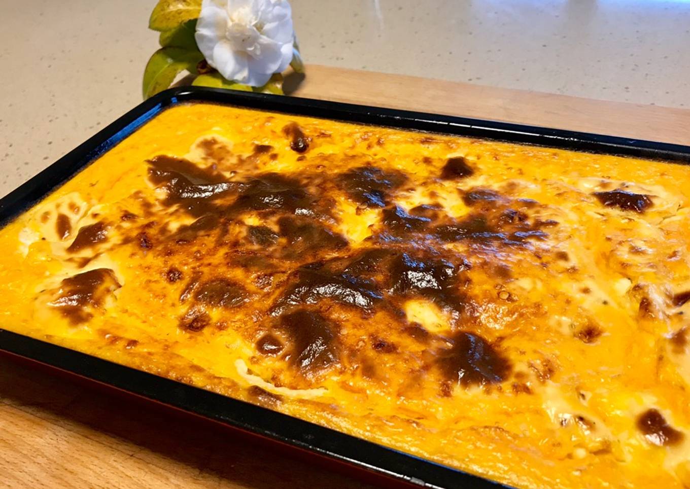 Pastel de calabaza y queso