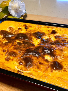 Una foto de Pastel de calabaza y queso