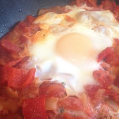 A picture of Shakshuka.