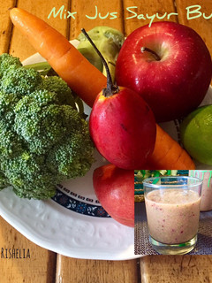 Foto resep Mix Jus Brokoli Apel