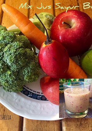 Foto resep Mix Jus Brokoli Apel