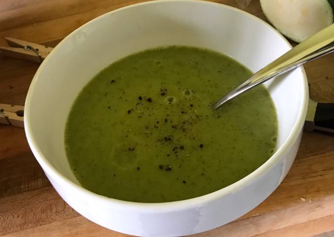 Recipe of Speedy Creamy Zucchini Soup