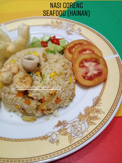 Foto resep Nasi goreng seafood (Hainan)