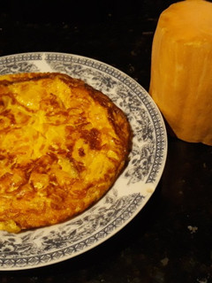 Una foto de Tortilla de calabaza