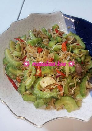 Foto resep Tumis pare campur teri