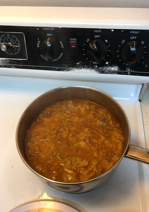A picture of Unstuffed Cabbage Soup.
