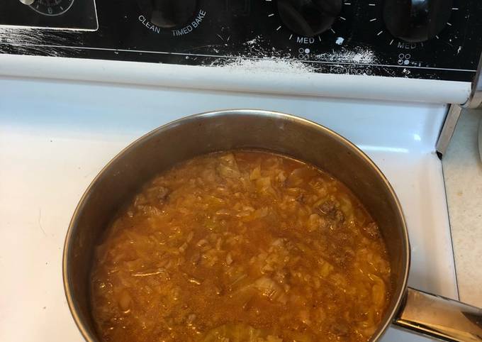 Easiest Way to Prepare Ultimate Unstuffed Cabbage Soup