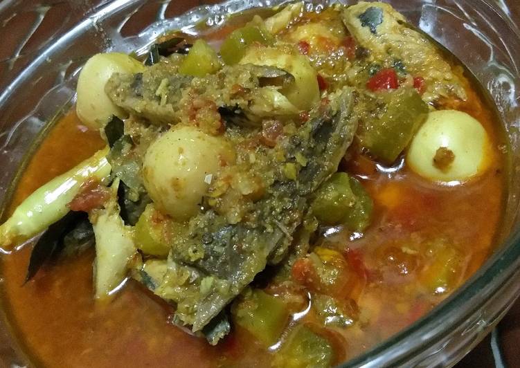 Cara membuat Tongkol belimbing sayur sedap