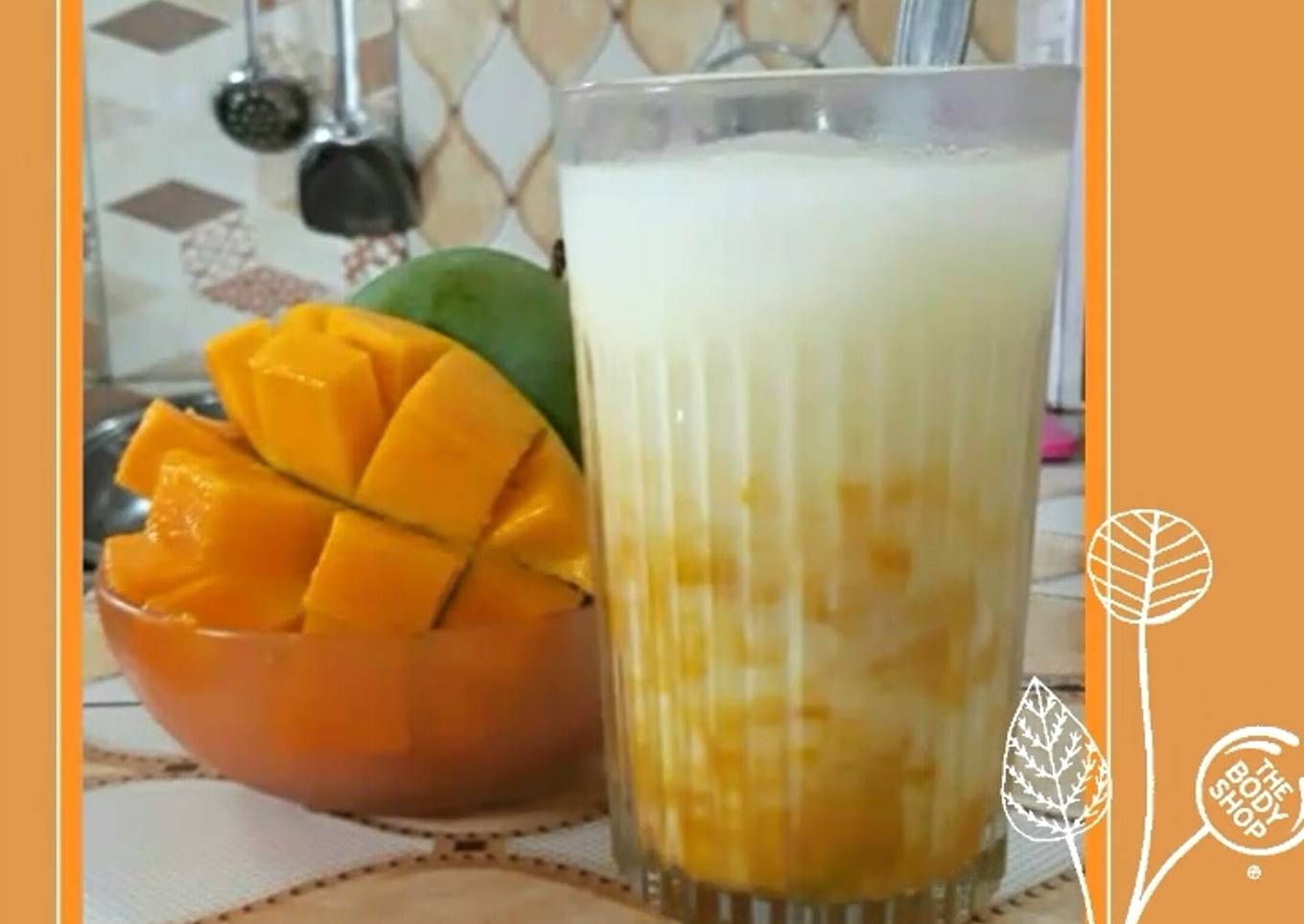 Korean mango fresh milk