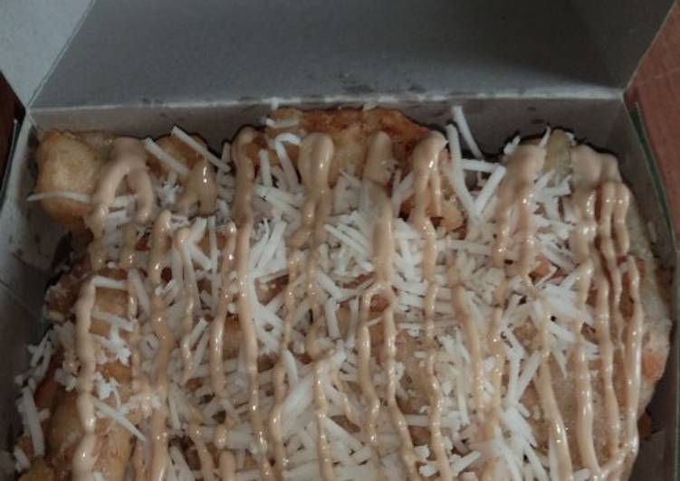 Langkah Mudah untuk Menyiapkan Pisang keju, Lezat Sekali