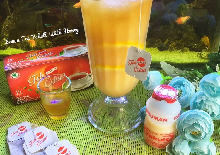 Cara Gampang Menyiapkan Lemon Tea Yakult With Honey (Yakult Lemon Tea) Anti Gagal