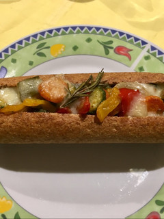 Una foto de Ratatouille en baguette