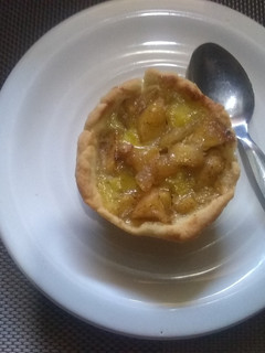 Una foto de Mini tarta de manzana y mermelada de naranja